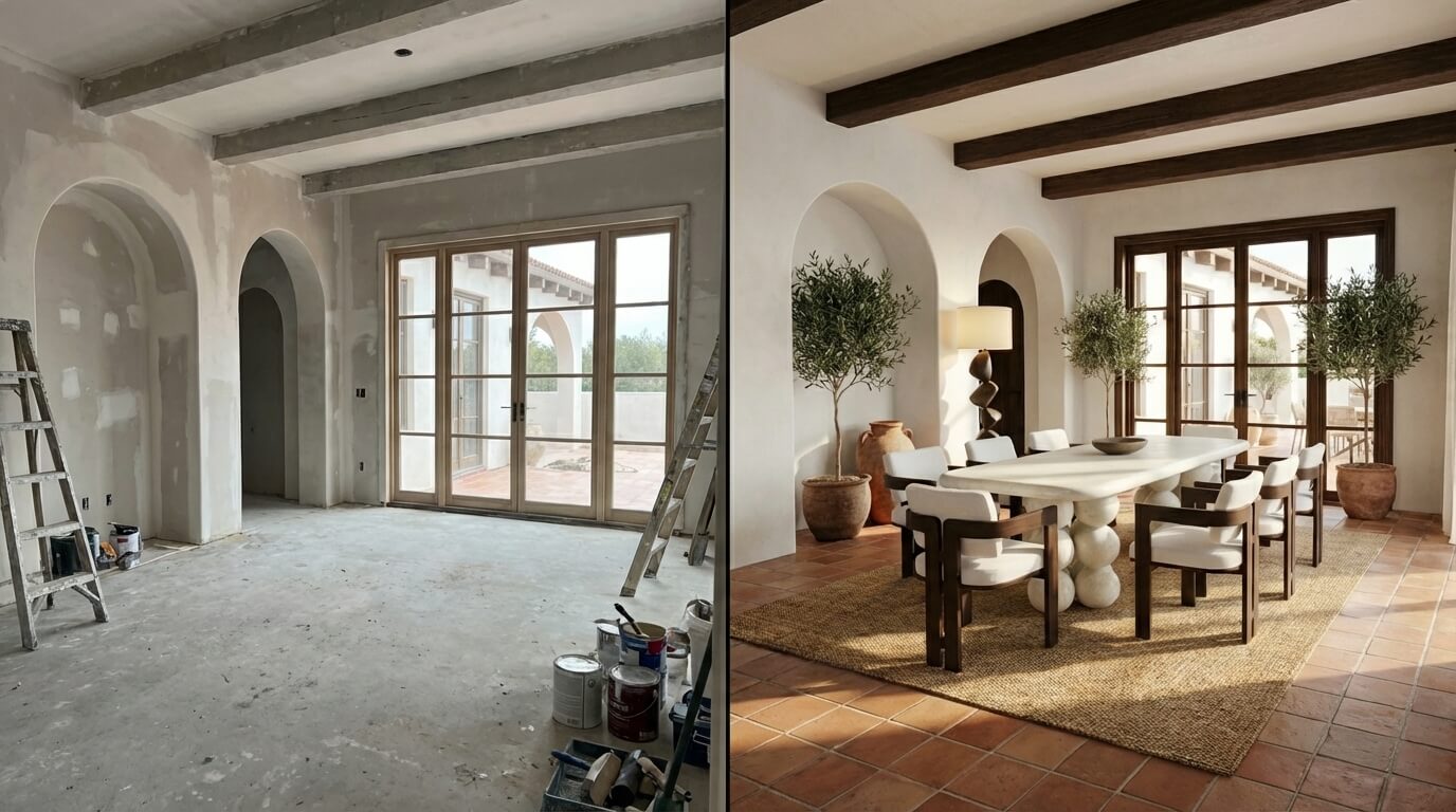 From Empty Space to Timeless Interior: Our Before & After Transformation