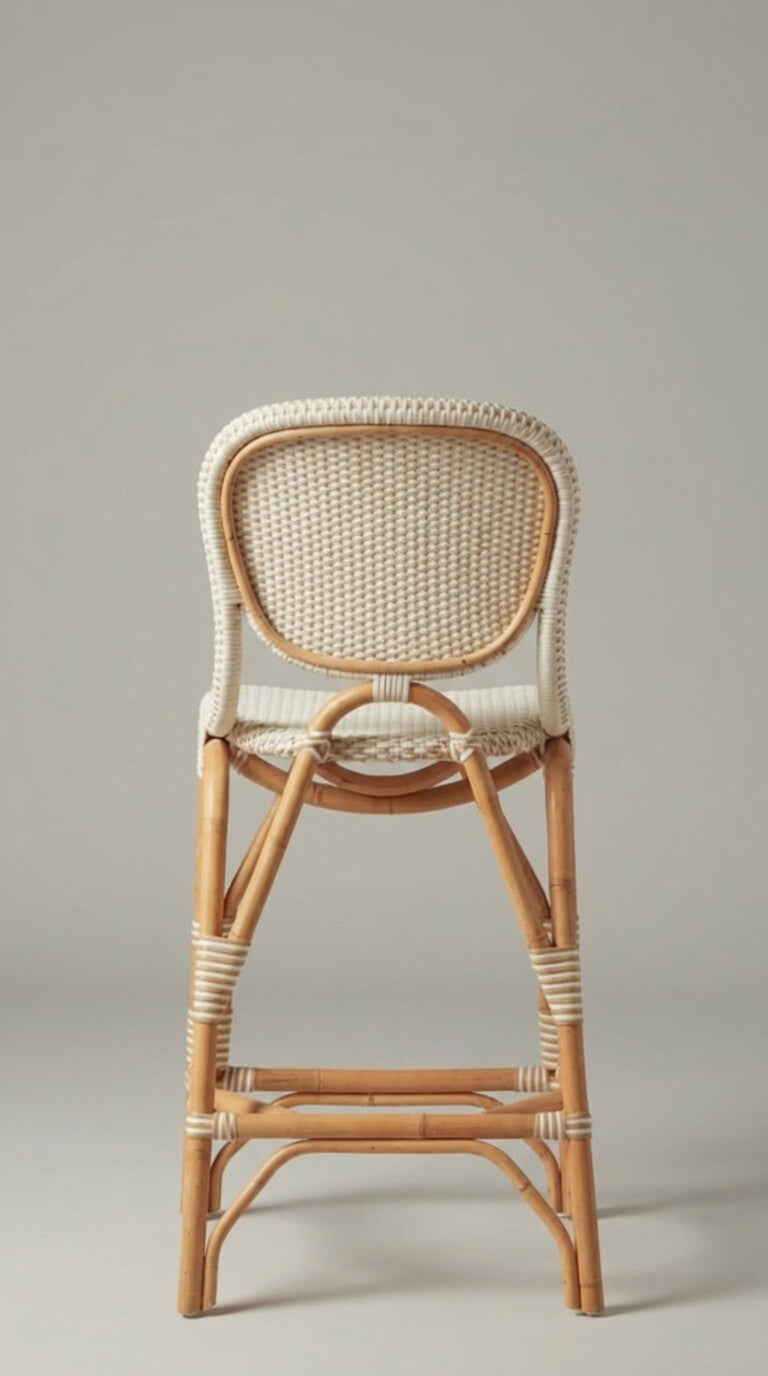 Moa Rattan Bar Stool