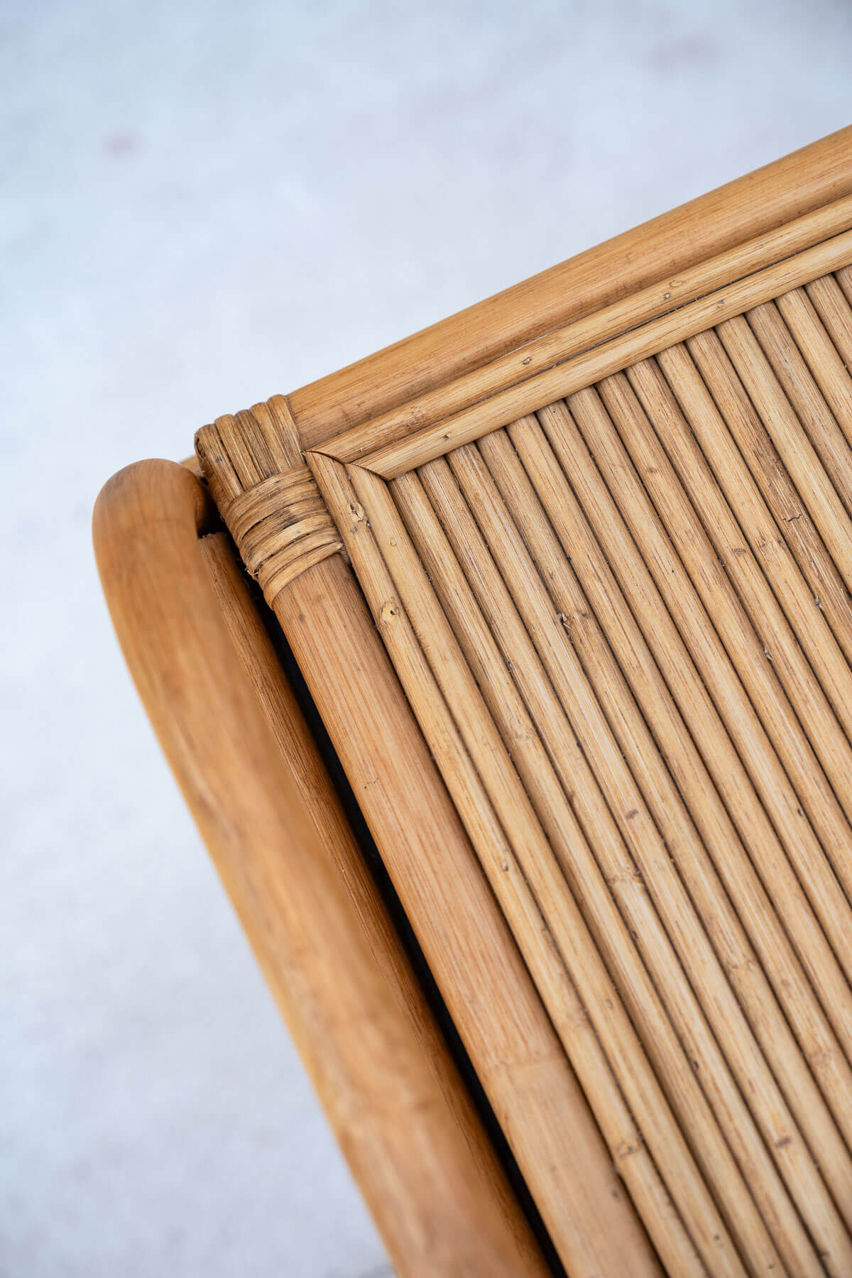 Musk Rattan Storage Bench with Lid