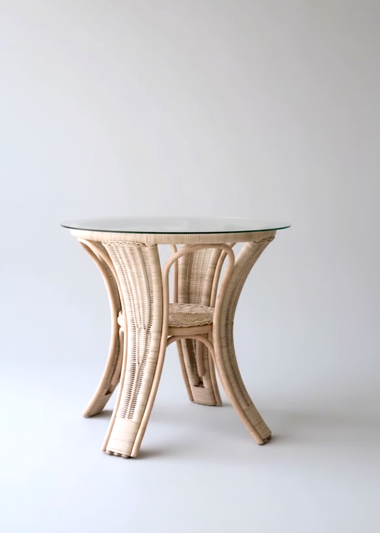 Oriana Ori Top Glass Table