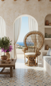 Peacock Rattan Large Relax Chair