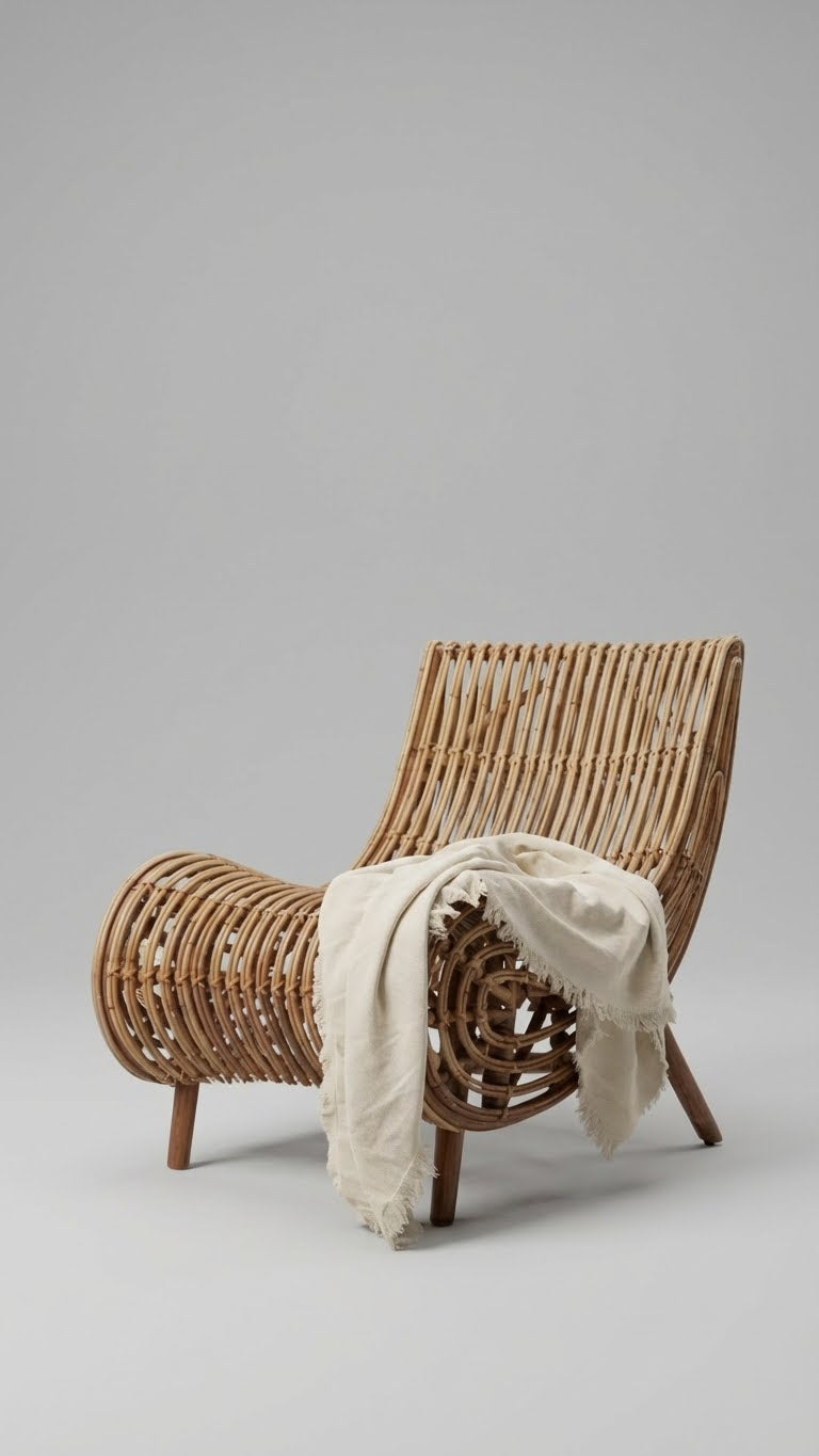 Kaba Rattan Lounge Chair