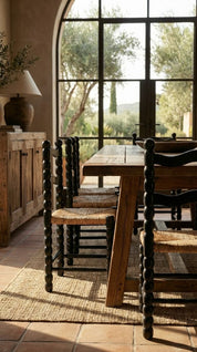 Modern teak wood lounge chair with open frame
