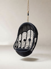 Finns Black Hanging Swing Chair