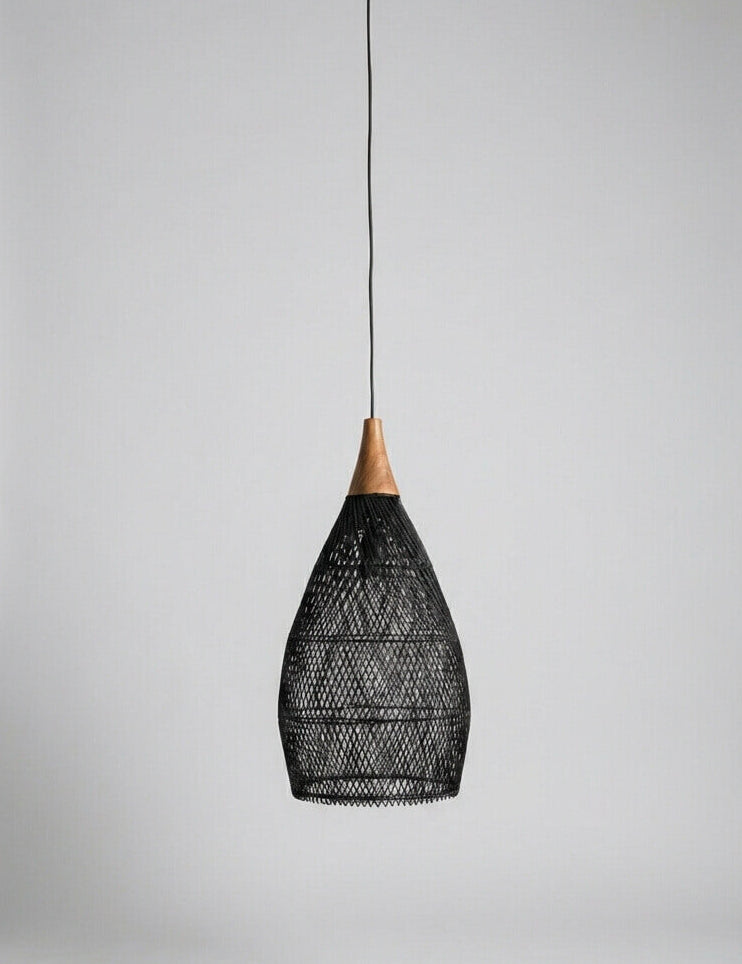 rattan lamp for living room natural lighting
