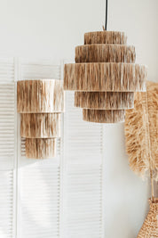 organic style seagrass lamp for modern interiors
