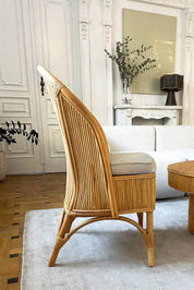Handmade natural rattan chair – sustainable Levi chair for indoor and outdoor use