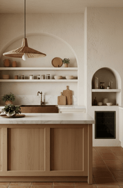 organic style rattan lamp for modern interiors
