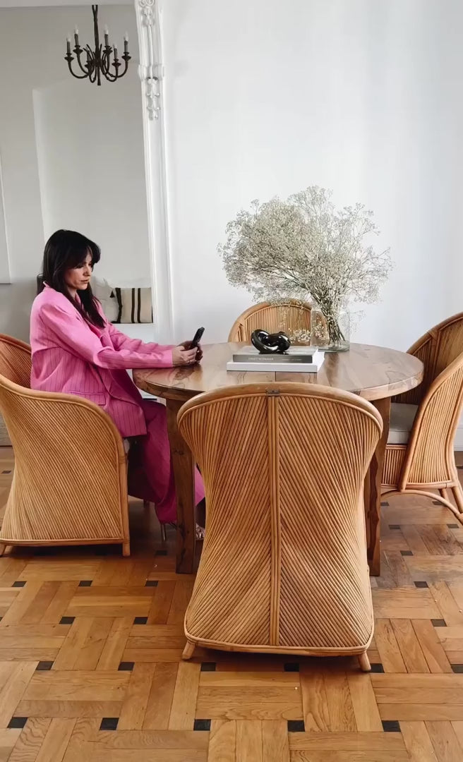 Tegal Doris Natural Light Colour Rattan Chair