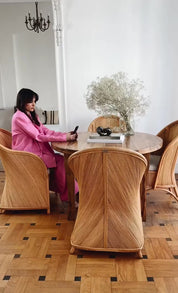 Tegal Doris Natural Light Colour Rattan Chair