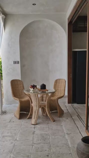 Oriana Ori Top Glass Table