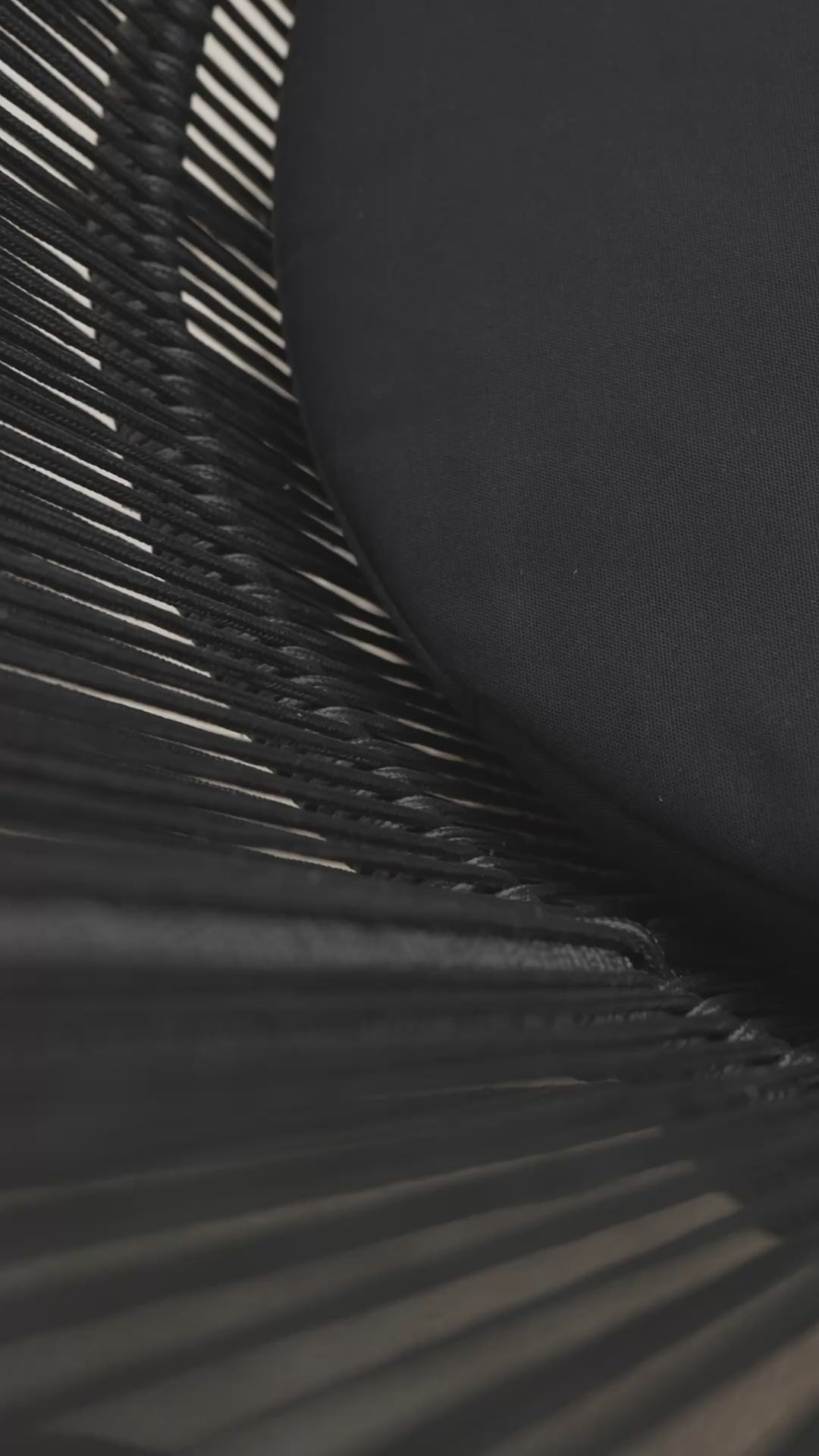 rope patio sunbeds designed for UV protected outdoor use
