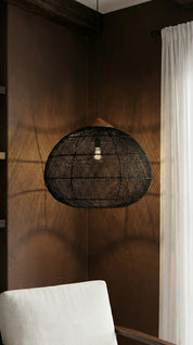 handcrafted rattan lamp for bedroom lighting
