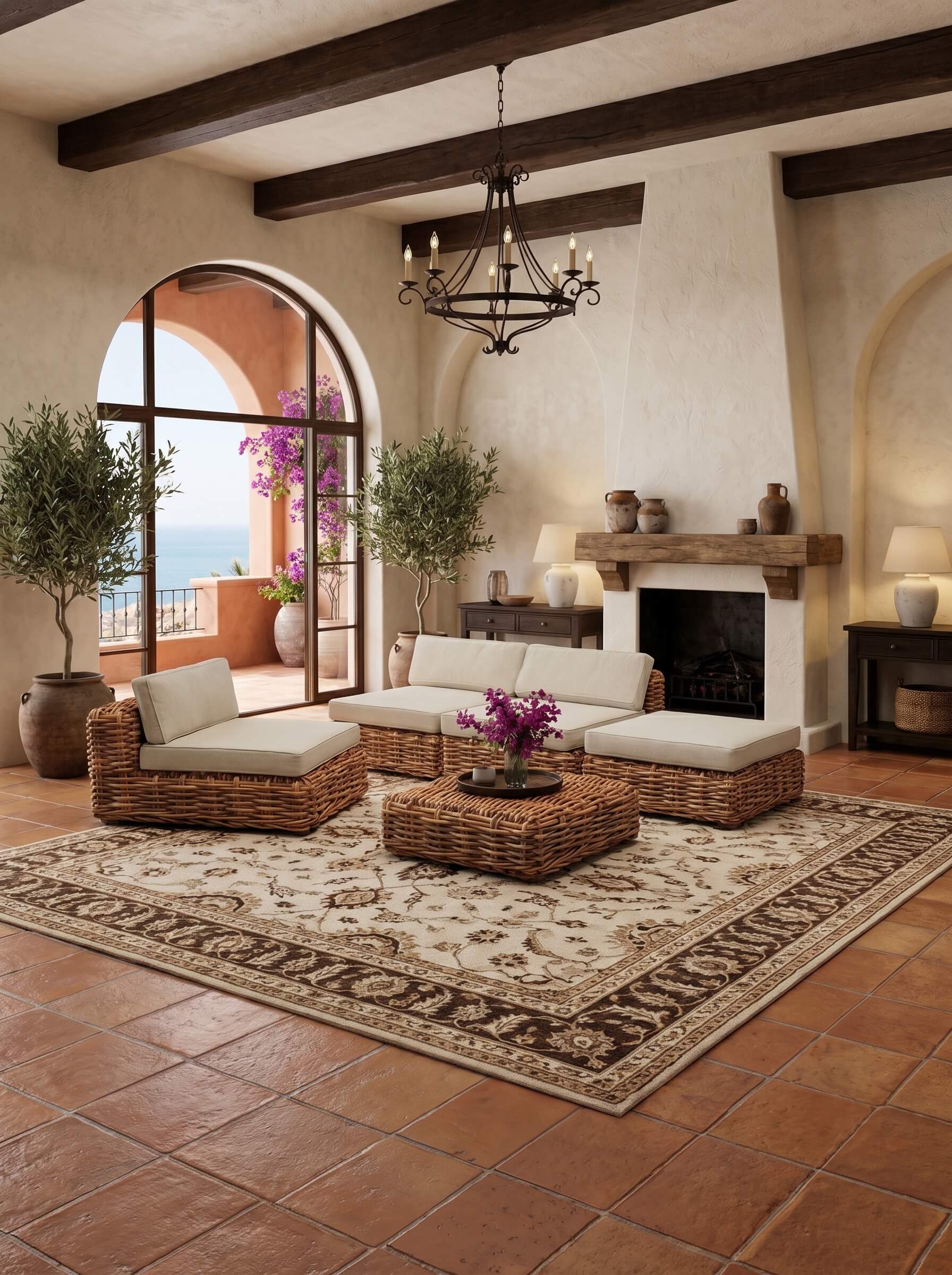 Mediterrian style living room 