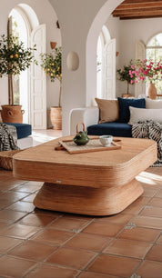 Tegal Carla Rattan Table