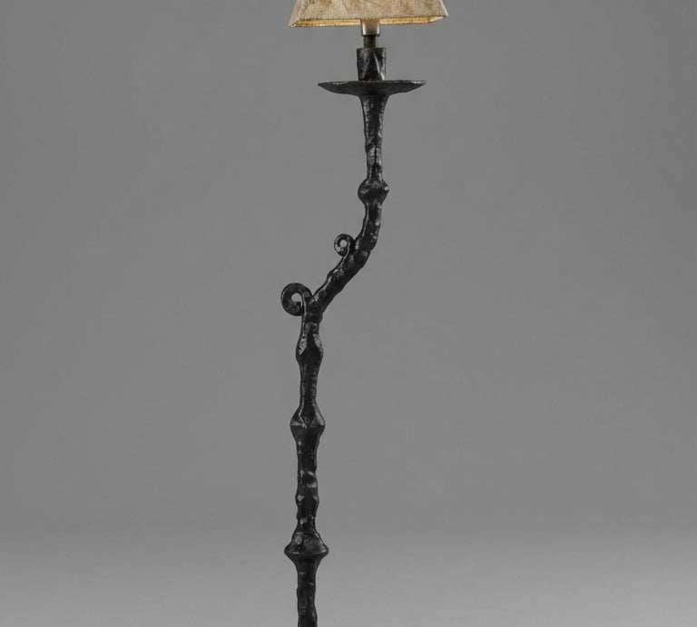 modern iron accent lamp for bedside or desk lighting
