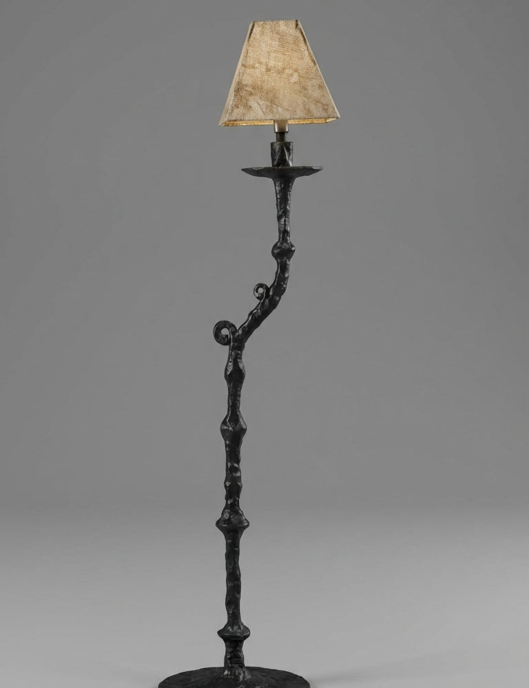 modern iron accent lamp for bedside or desk lighting
