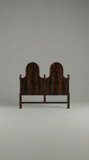 Elevate your bedroom with this solid wood headboard,