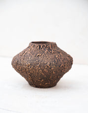 Bakso Rustic Textured Ceramic Decorative Vase