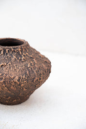 Bakso Rustic Textured Ceramic Decorative Vase