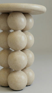 Beige spherical table 