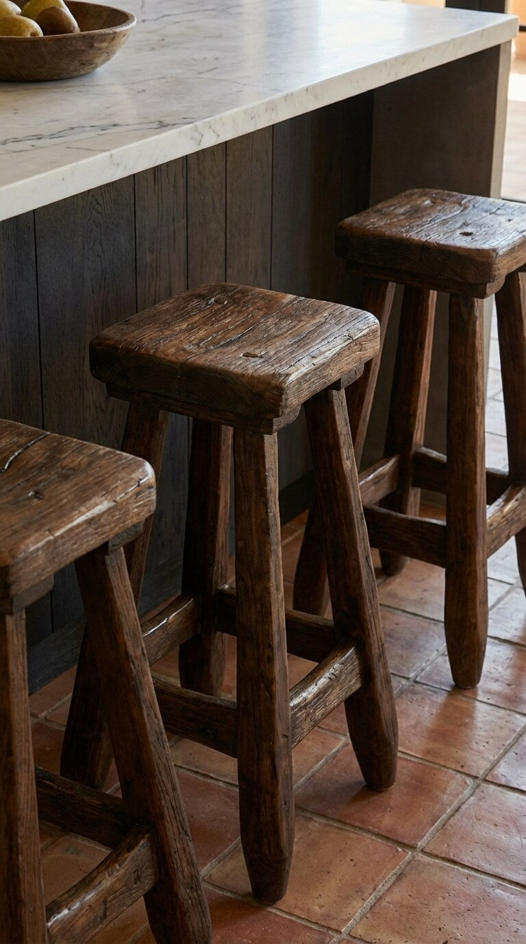 Minimal teak wood accent chair for modern homes
