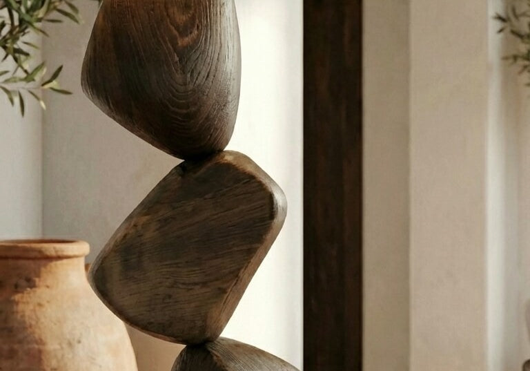 modern wood standing lamp for cozy interiors

