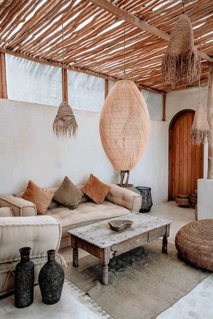 modern rattan lamp designed for cozy interiors
