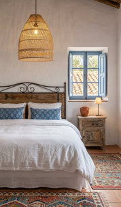 modern rattan lamp designed for cozy interiors
