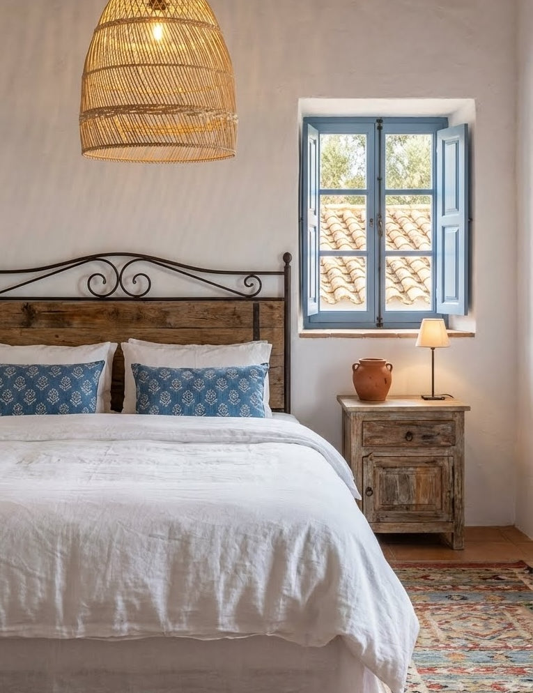 modern rattan lamp designed for cozy interiors
