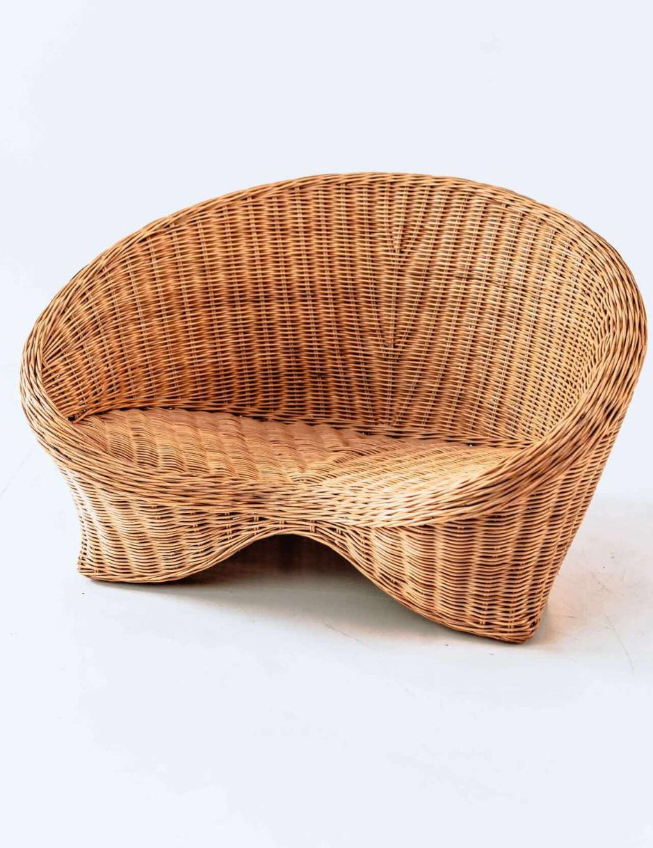 Indiana Yoga Chair handcrafted from sustainable rattan wood 